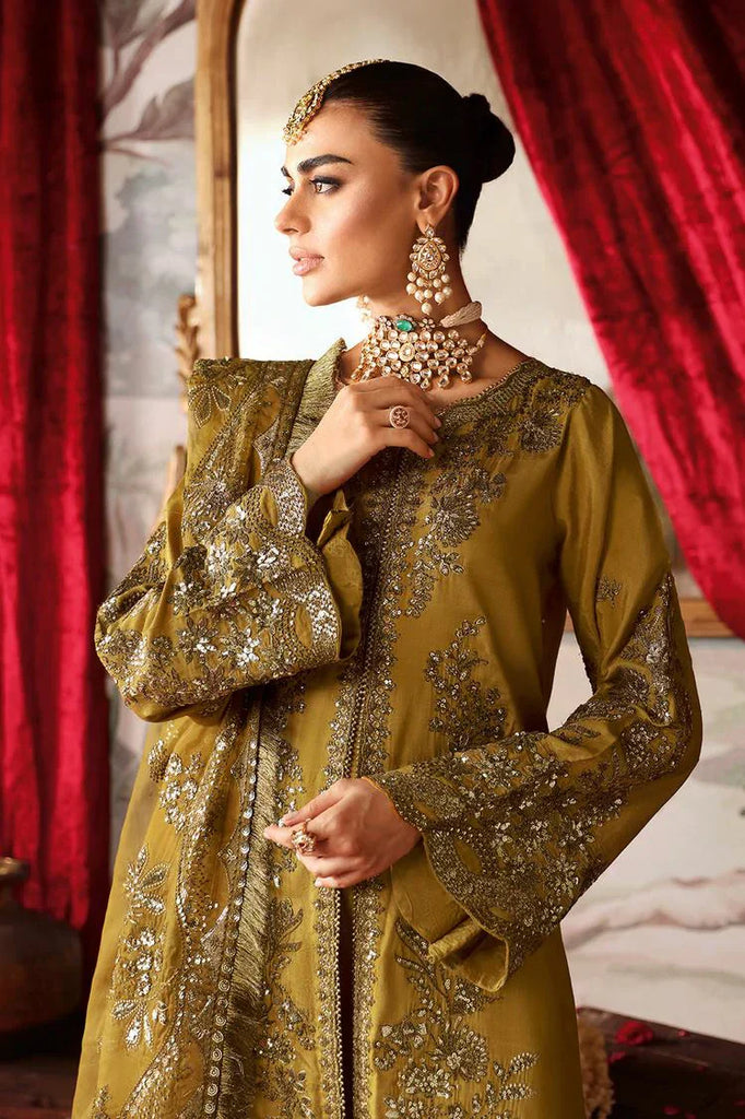 Ramsha - Shagna Premium Raw Silk Wedding Formals - Maya S-07 - Unstitched