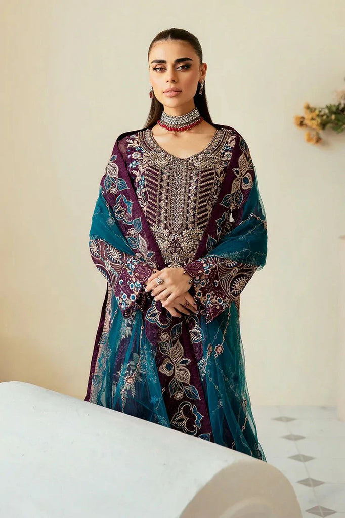 Ramsha - Dastoor Chiffon Collection Vol 1 - P-102 - Unstitched