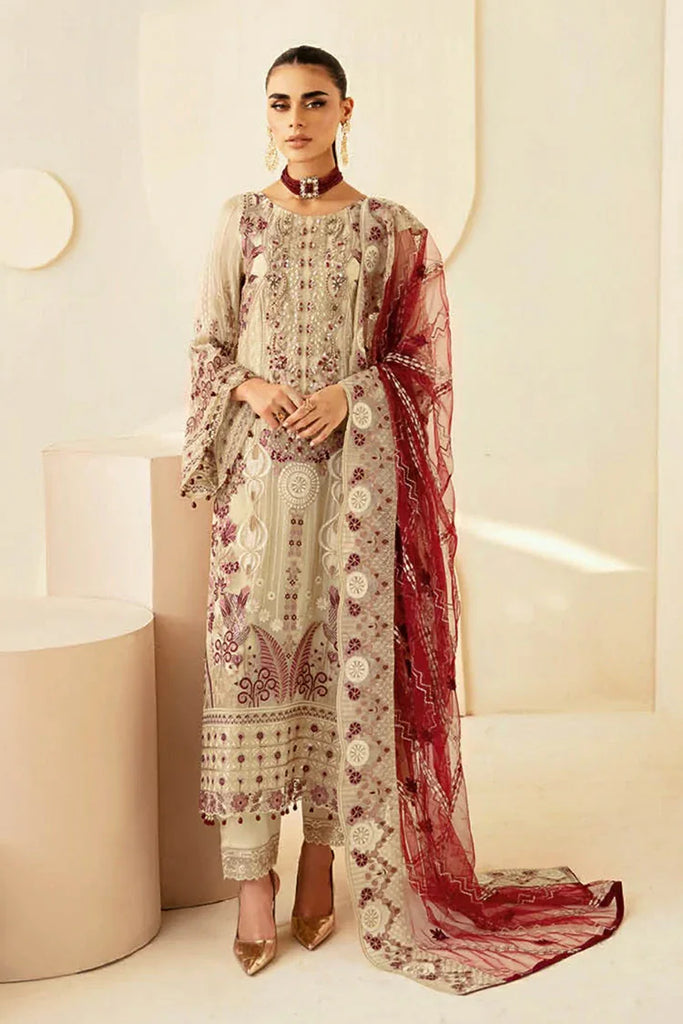 Ramsha - Dastoor Chiffon Collection Vol 1 - P-103 - Unstitched