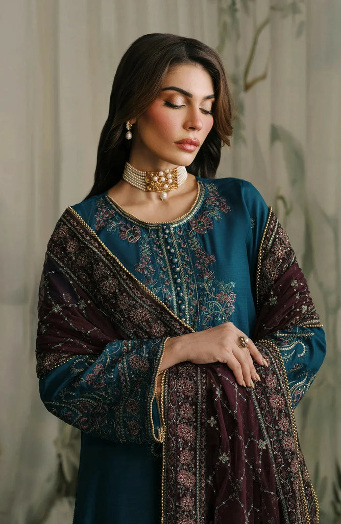 Zarif - Raw Silk Collection - ZRF-RW-03 REENA - Unstitched