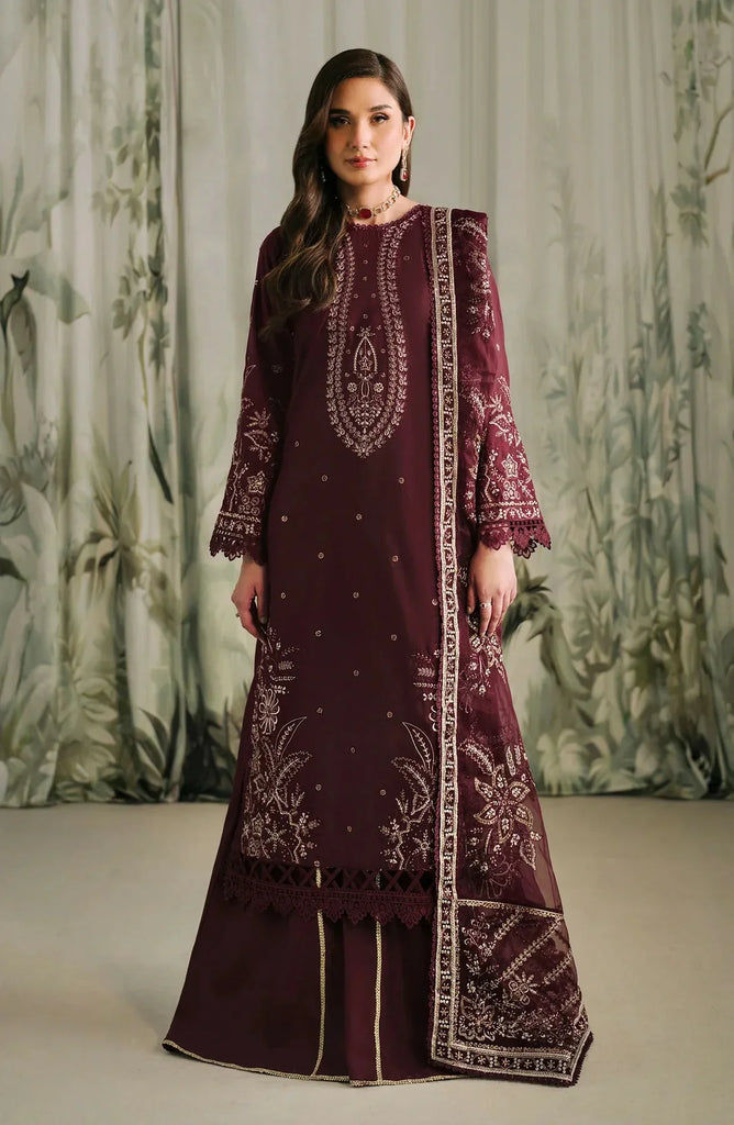 Zarif - Raw Silk Collection - ZRF-RW-04 LIANA - Unstitched