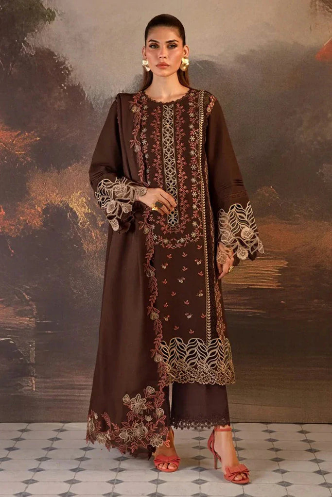 Rang Rasiya - Premium Winter Edit - 07 Hot Choclate - Unstitched