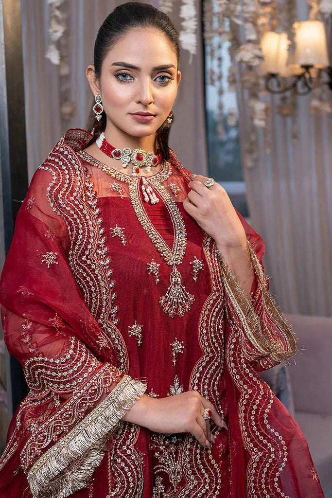 Suveez - Qalb Luxury Collection Vol 6 - 01 Saraab - Unstitched