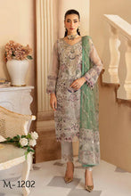 Load image into Gallery viewer, Ramsha - Minhal Embroidered Organza Collection Vol 12 - M-1202 - Unstitched