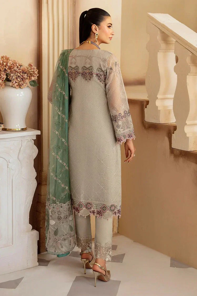 Ramsha - Minhal Embroidered Organza Collection Vol 12 - M-1202 - Unstitched