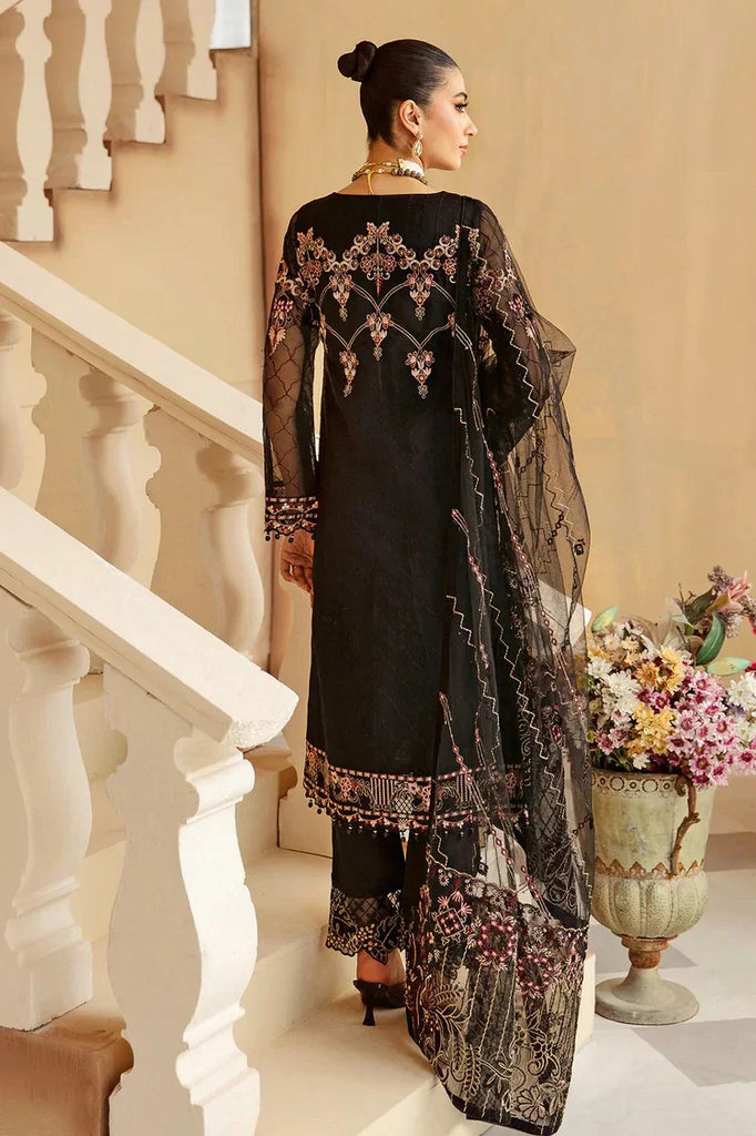 Ramsha - Minhal Embroidered Organza Collection Vol 12 - M-1205 - Unstitched