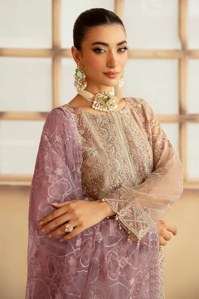 Ramsha - Minhal Embroidered Organza Collection Vol 12 - M-1206 - Unstitched