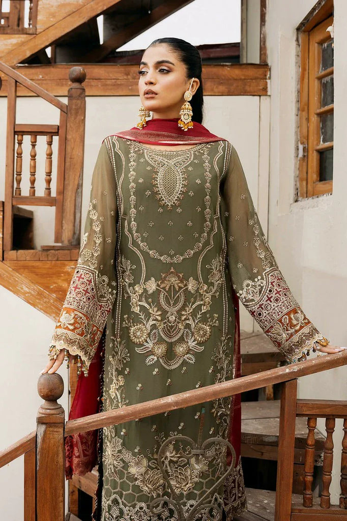 Serene - Sitarah Luxury Chiffon Collection - I-214 Chaandni - Unstitched