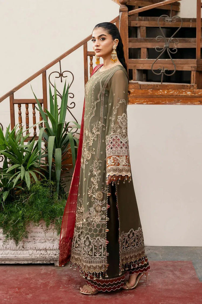 Serene - Sitarah Luxury Chiffon Collection - I-214 Chaandni - Unstitched