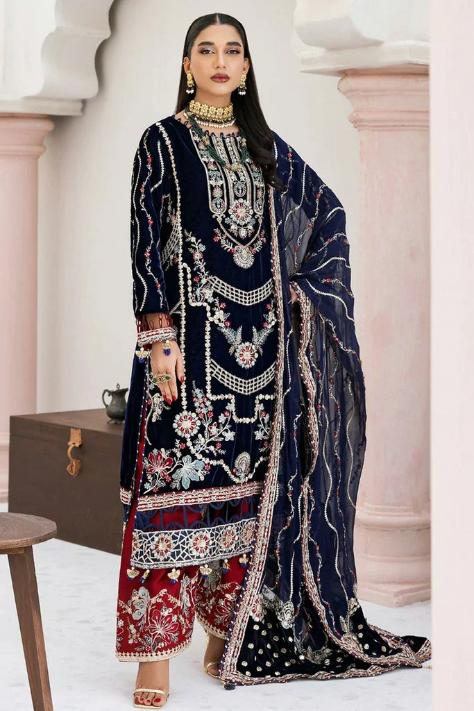 Zebtan - Andaz E Makhmal Wedding Collection - ZAM-11 - Unstitched