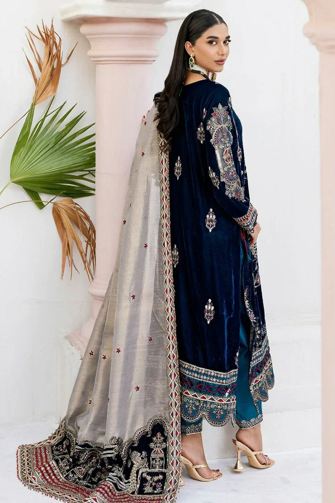 Zebtan - Andaz E Makhmal Wedding Collection - ZAM-12 - Unstitched