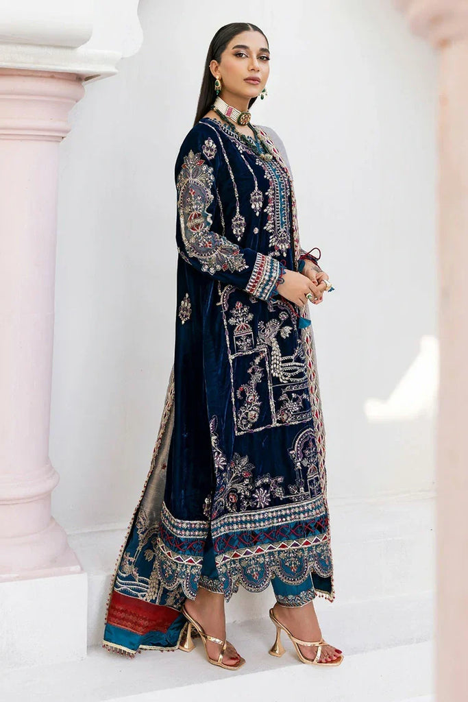 Zebtan - Andaz E Makhmal Wedding Collection - ZAM-12 - Unstitched