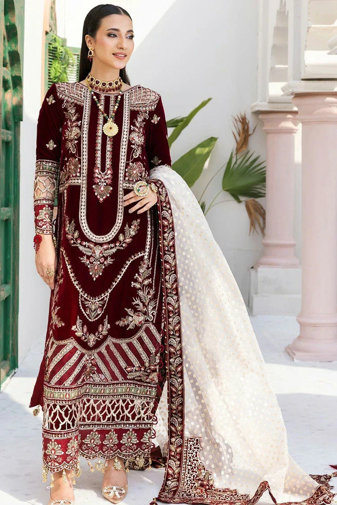 Zebtan - Andaz E Makhmal Wedding Collection - ZAM-02 - Unstitched