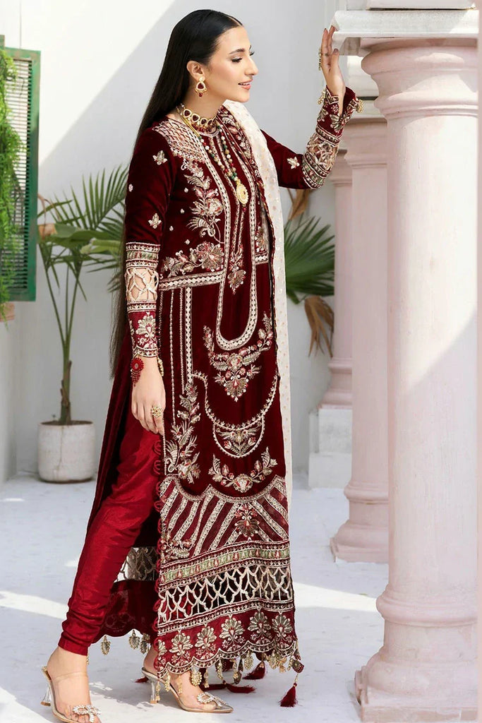 Zebtan - Andaz E Makhmal Wedding Collection - ZAM-02 - Unstitched