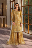 Zarif - Iris Printed & Embroidered Edit - ZRI 03 MARIGOLD - Unstitched