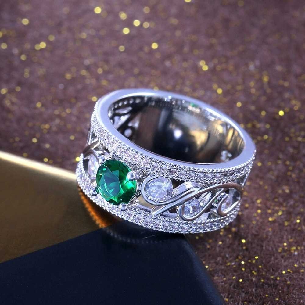 AAA Zircon Ring - Silver - AR248