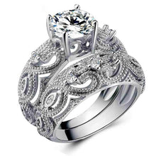 Load image into Gallery viewer, AAA Zircon Ring - Silver - AR259