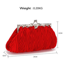 Load image into Gallery viewer, agc00346-red-crystal-evening-clutch-bag