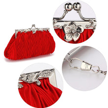 Load image into Gallery viewer, agc00346-red-crystal-evening-clutch-bag