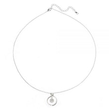 Load image into Gallery viewer, AGN0018 - Sparkling Silver Plated Circle Necklace