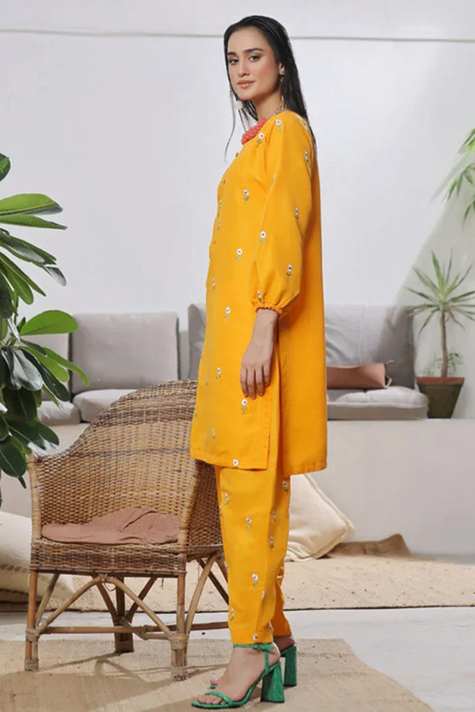 Abaan Zohan - Akkas Collection - Mustard Yellow