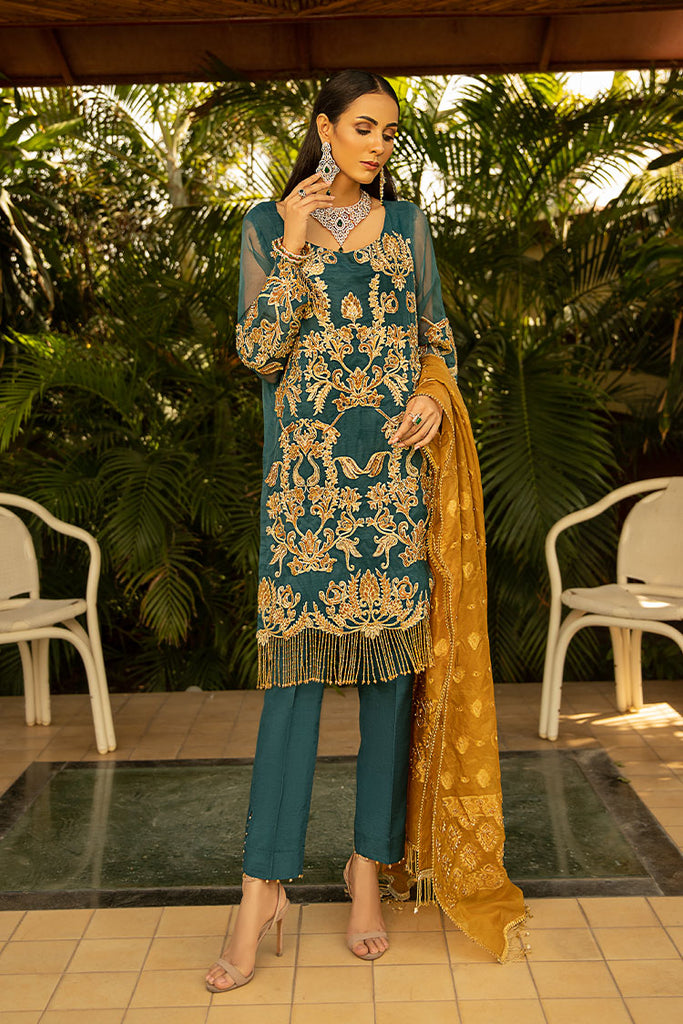 Ahmad Raza - Aaghaz Pret Collection - Feroza