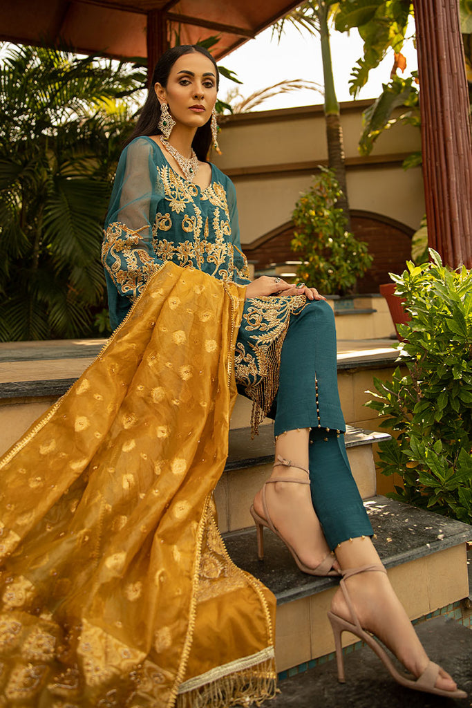 Ahmad Raza - Aaghaz Pret Collection - Feroza