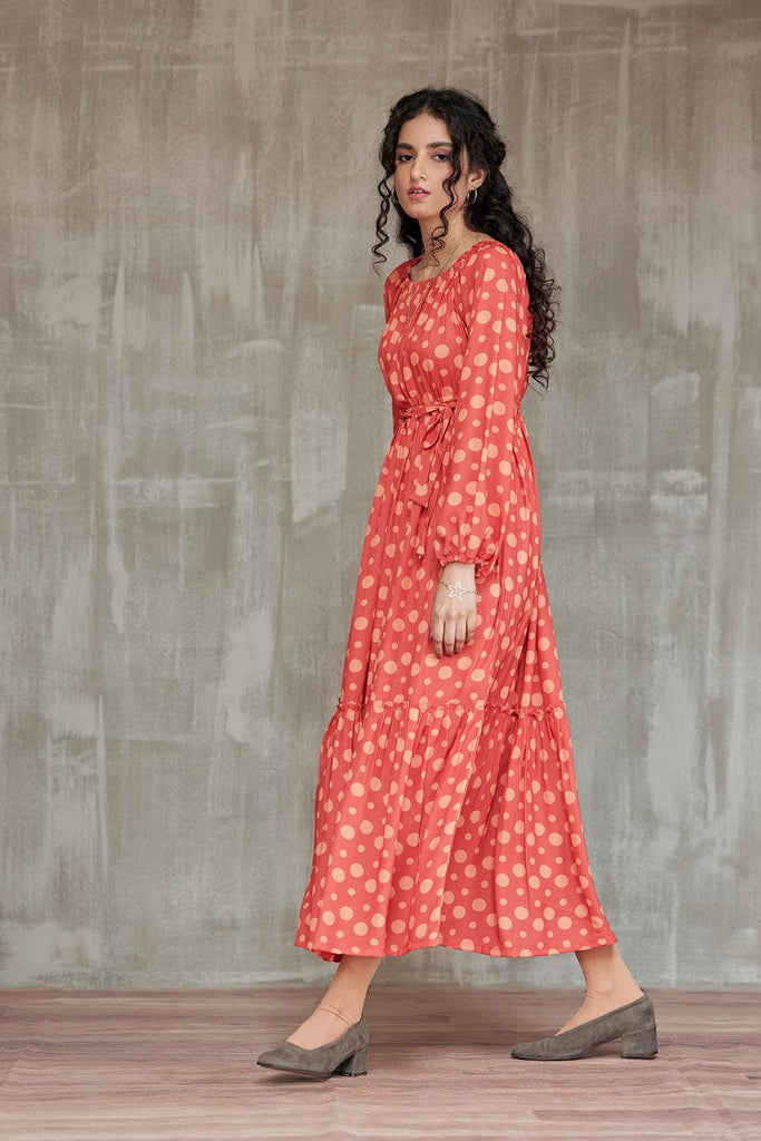 Ellena - Western Georgette Dress