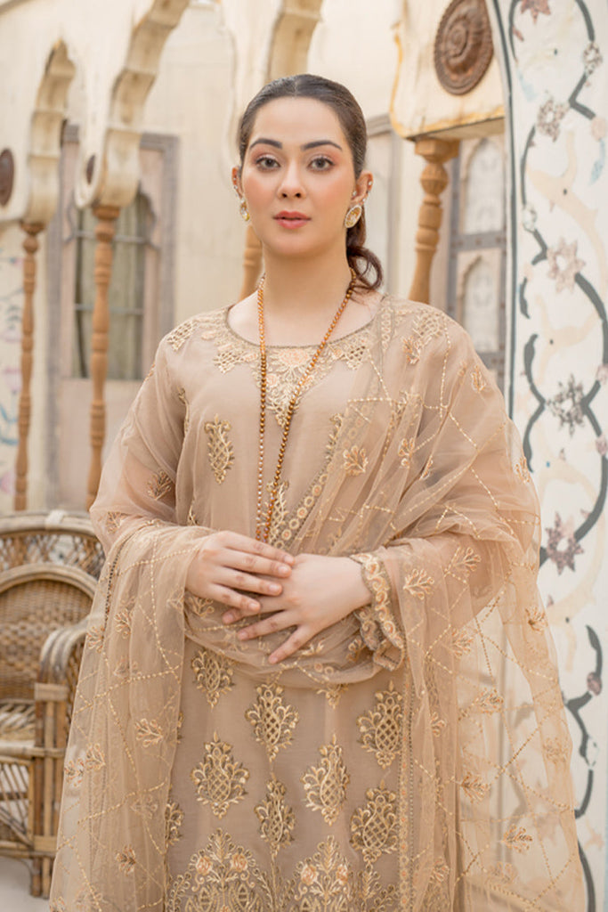 Arwa Zahra - Mehmal Embroidered Collection - AZ006 - Unstitched