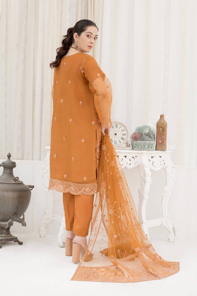 Arwa Zahra - Mehmal Embroidered Collection - AZ013 - Unstitched