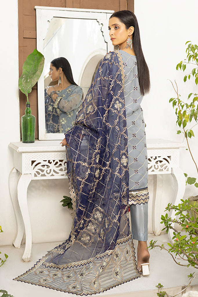 Arwa Zahra - Riwaaj Embroidered Collection - AZ243 - Unstitched