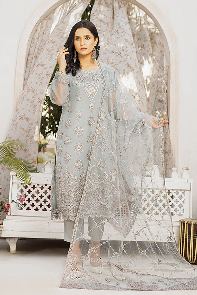 Arwa Zahra - Riwaaj Embroidered Collection - AZ245 - Unstitched