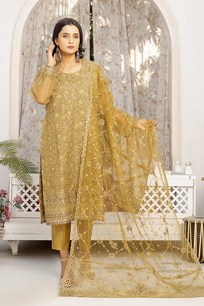 Arwa Zahra - Riwaaj Embroidered Collection - AZ246 - Unstitched