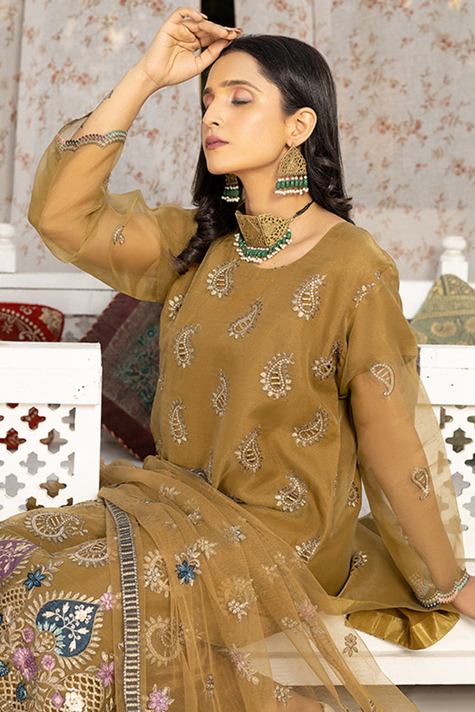 Arwa Zahra - Riwaaj Embroidered Collection - AZ248 - Unstitched