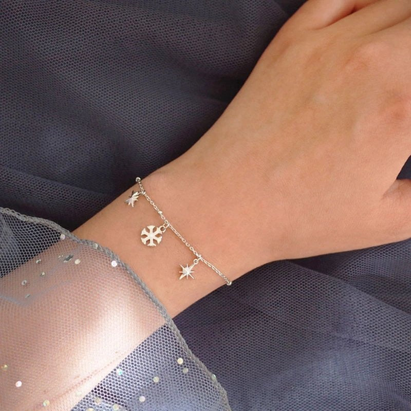 Adjustable Bracelet - Silver - AB130