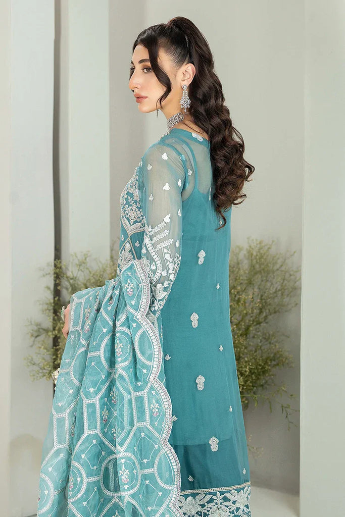 Adan's Libas - Alyana Semi Formals Chiffon Collection - 4001