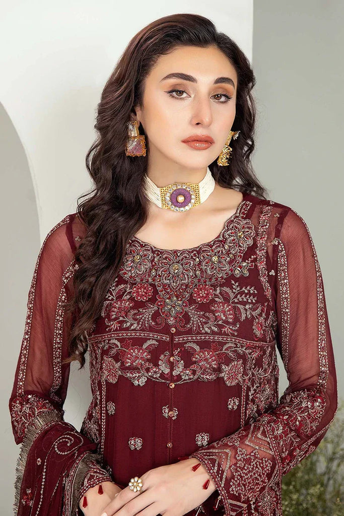 Adan's Libas - Alyana Semi Formals Chiffon Collection - 4004