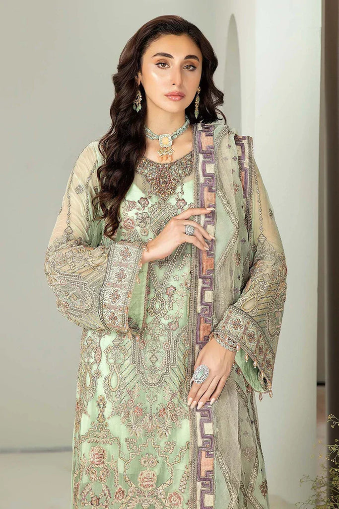 Adan's Libas - Alyana Semi Formals Chiffon Collection - 4006