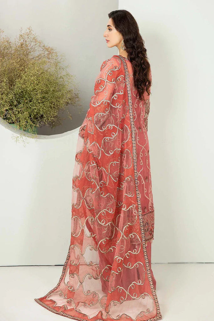 Adan's Libas - Alyana Semi Formals Chiffon Collection - 4008