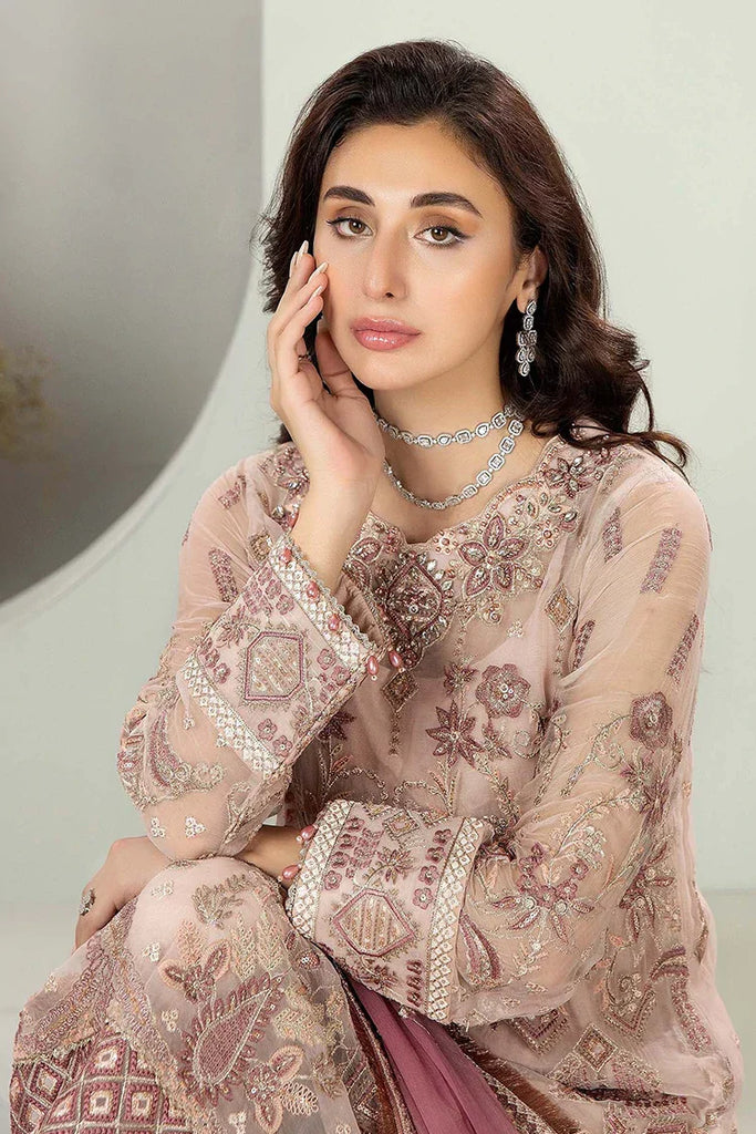 Adan's Libas - Alyana Semi Formals Chiffon Collection - 4009