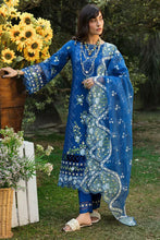 Load image into Gallery viewer, Sardinia - Floral Forest Luxury Lawn Collection - SR-803 Sapphire Flora - Unstitched