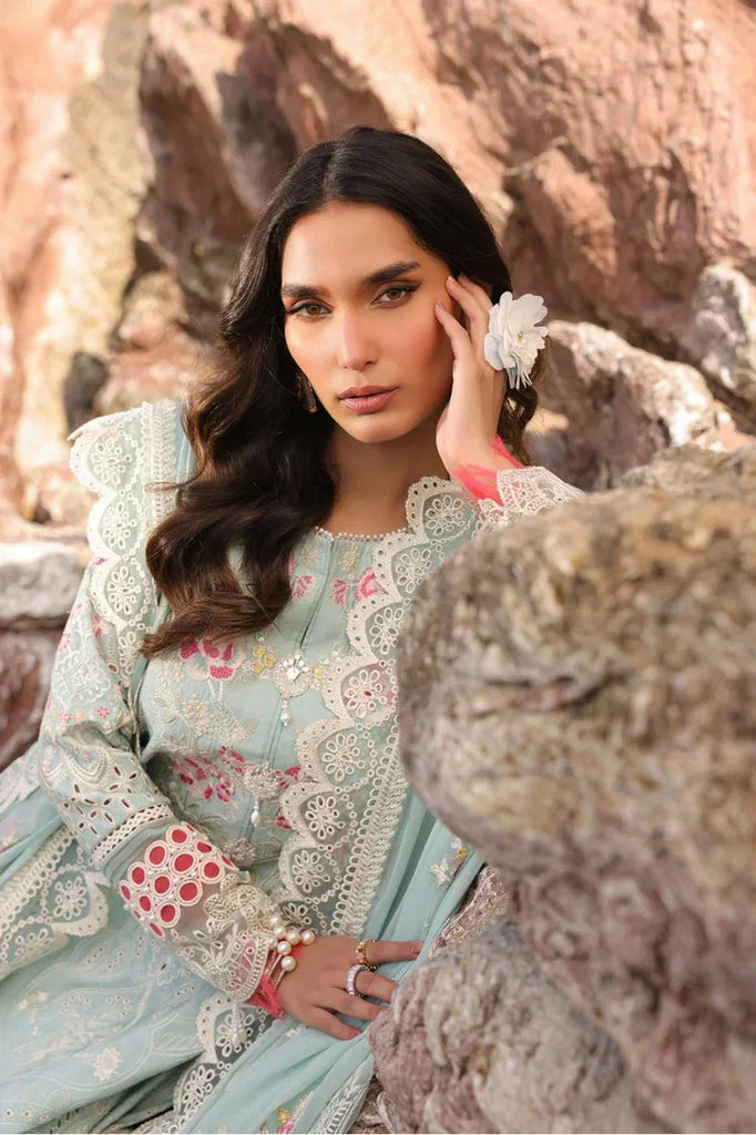 Serene - Hania Luxury Lawn Collection - SL 76 A Aidan - Unstitched