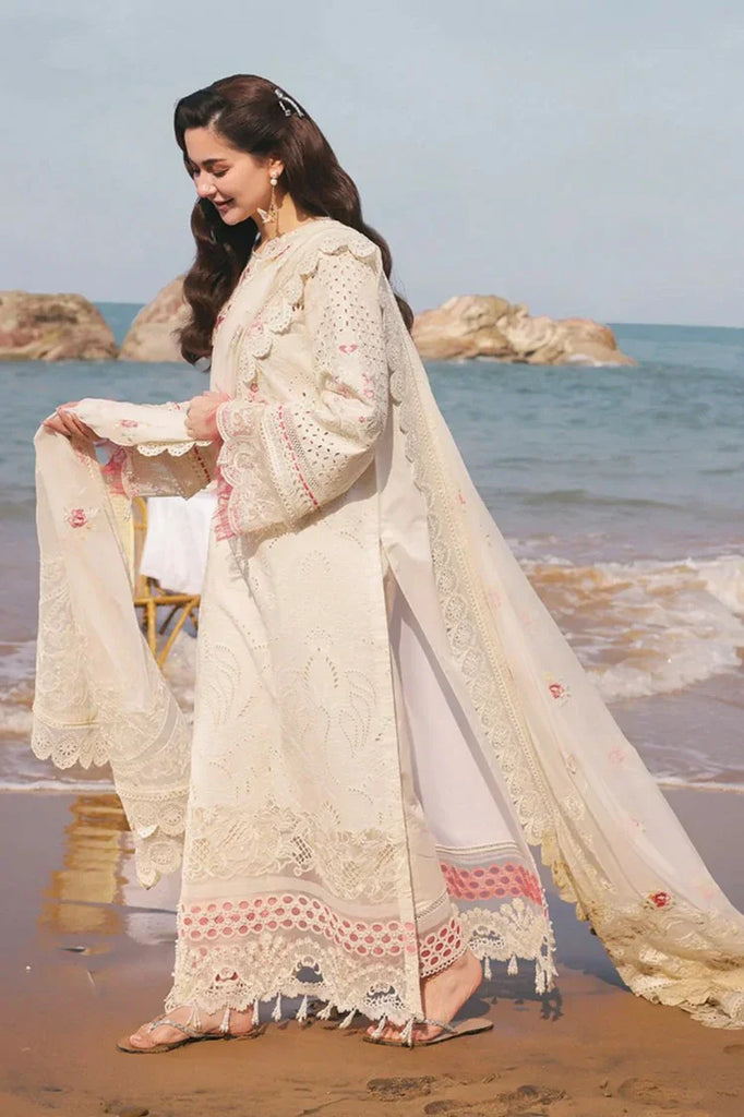 Serene - Hania Luxury Lawn Collection - SL 76 Irha - Unstitched