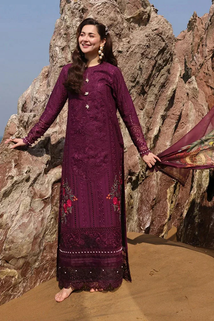 Serene - Hania Luxury Lawn Collection - SL 77 Izaan - Unstitched