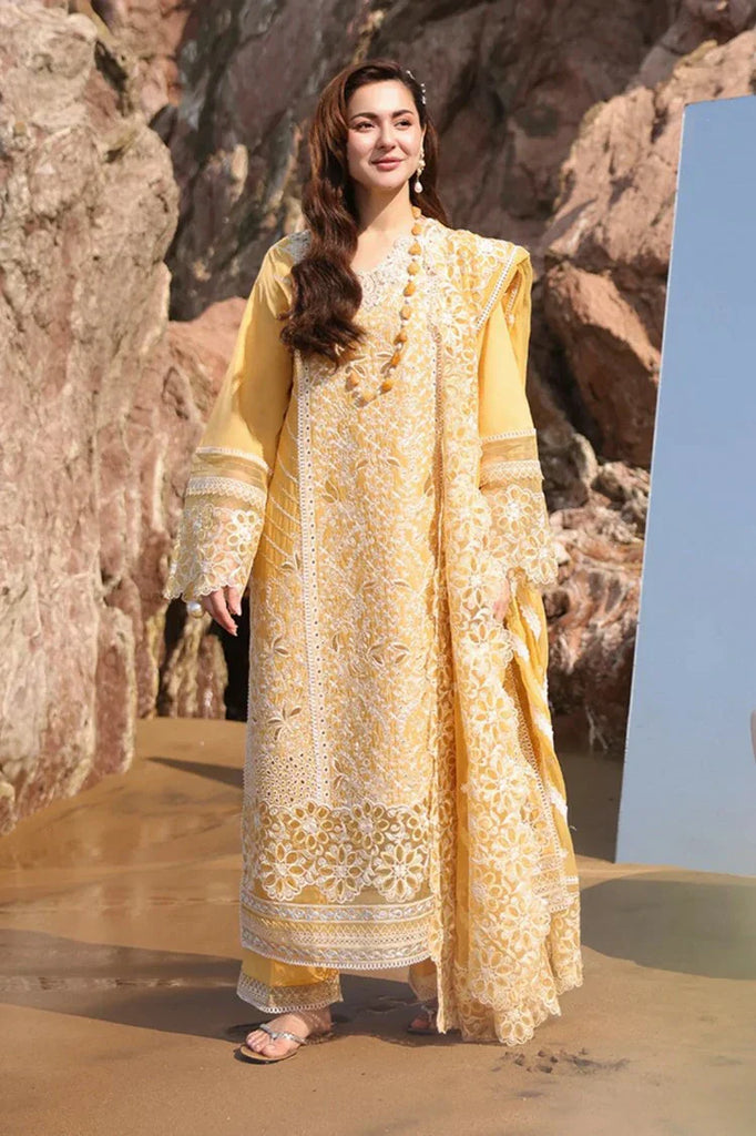 Serene - Hania Luxury Lawn Collection - SL 85 Anaya - Unstitched