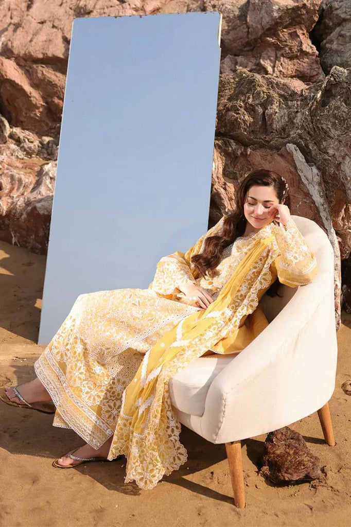 Serene - Hania Luxury Lawn Collection - SL 85 Anaya - Unstitched