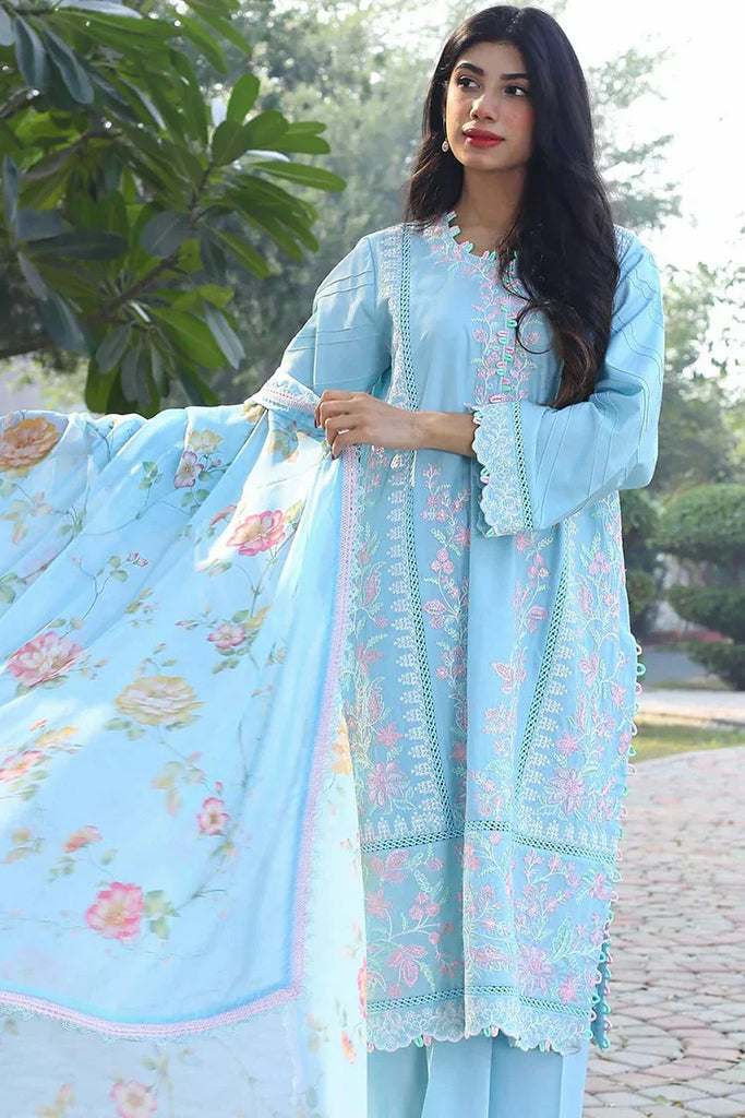 Zyna - Lawn Collection - 05 Feesha - Unstitched