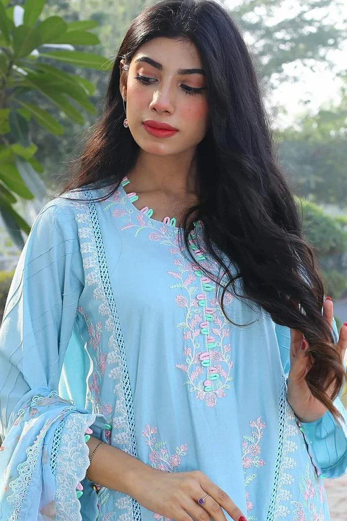 Zyna - Lawn Collection - 05 Feesha - Unstitched