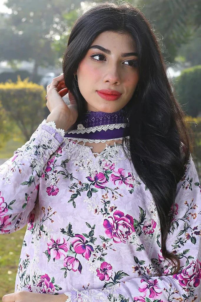 Zyna - Lawn Collection - 06 Sia - Unstitched