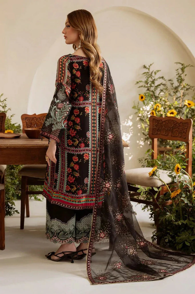 Nureh - Amaya Embroidered & Printed Chiffon Collection Vol 1 - AM-11 - Unstitched